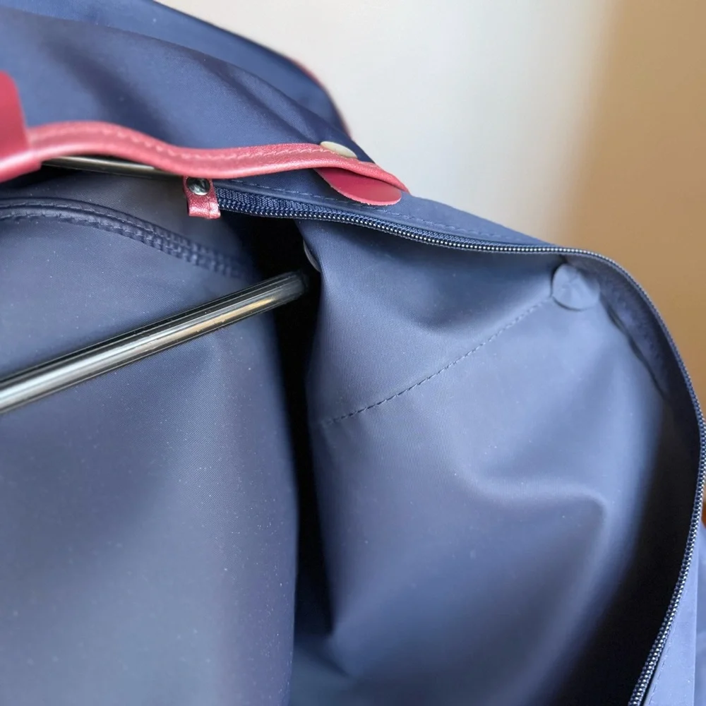 American Tourister Garment Bag Hanging Travel Suit Dress Cover Navy Blue